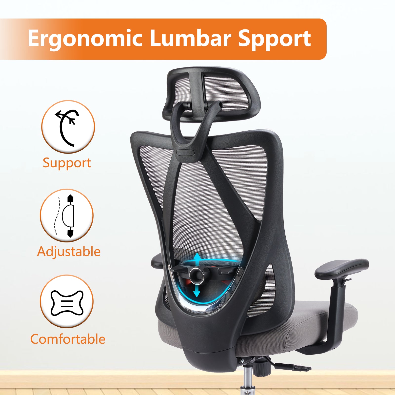 High-back Ergonomic Office Chair