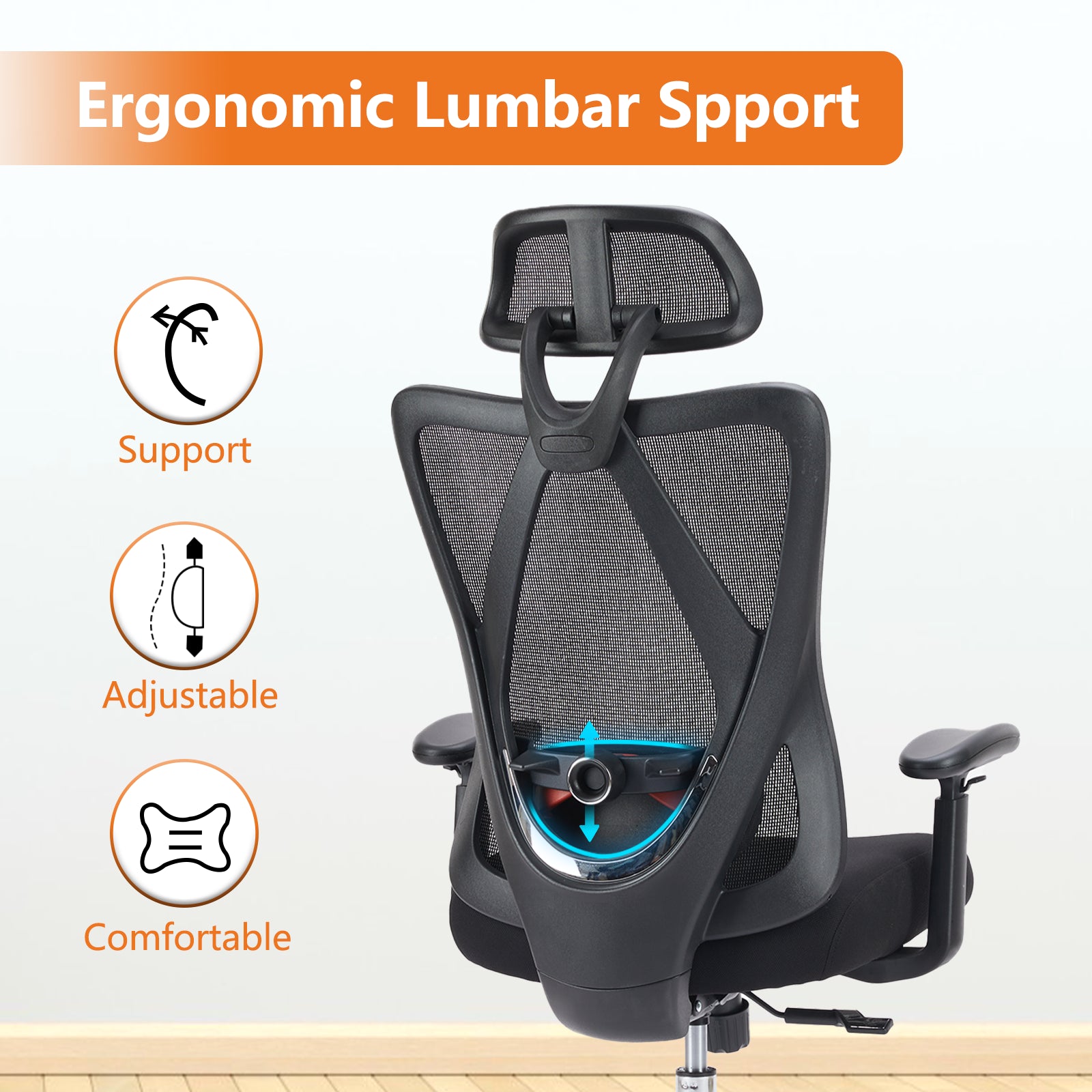 High-back Ergonomic Office Chair